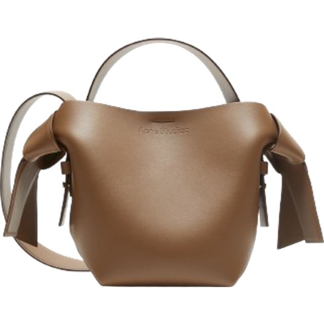 Acne Studios Musubi Mini leather shoulder bag - brown (One Size)