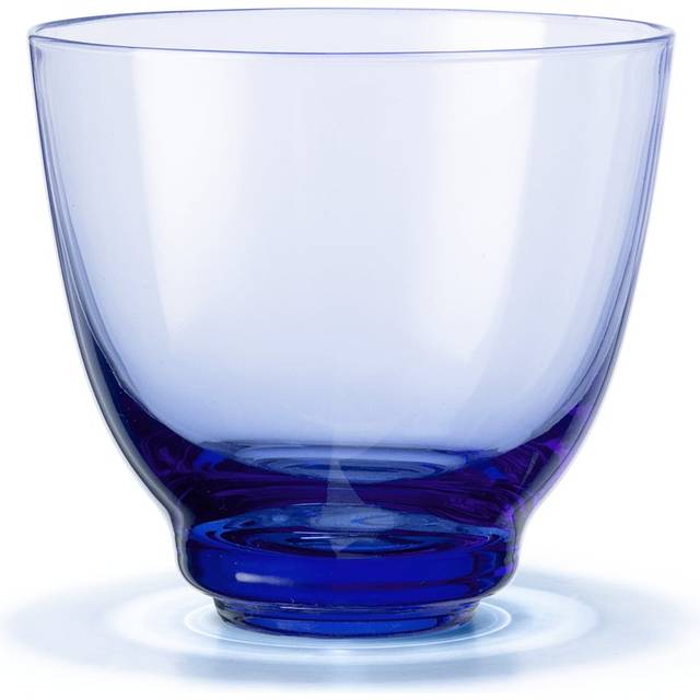 Holmegaard Flow vattenglas 35 cl Mörkblå - Blå