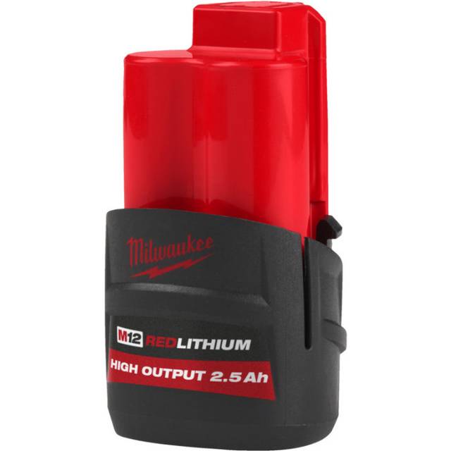 Milwaukee 4932480164 M12 High Output 12V 2.5 Ah Battery