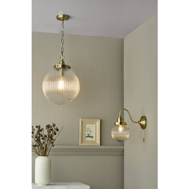 Bryce 1-Light Armed Sconce - Chrome (26cm H X 15cm W X 28cm D)