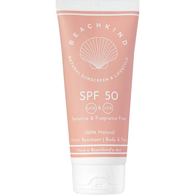 Beachkind Natural Sunscreen Sensitive Fragrance Free SPF50, 50 ml