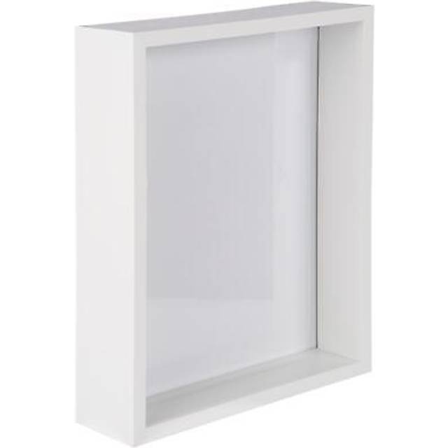 8" x 10" 3D Deep Box Photo Frame - White