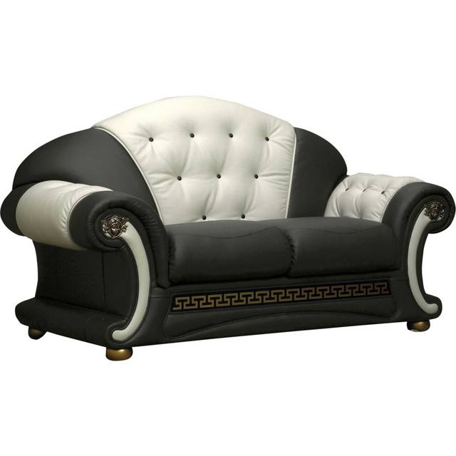 North Carolina 2 Seater Sofa - Aged Black (102cm H X 184cm W X 99cm D)