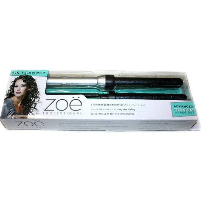3in1 Hair Curler Advanced Titanium Technology Designer Curling Iron Wand