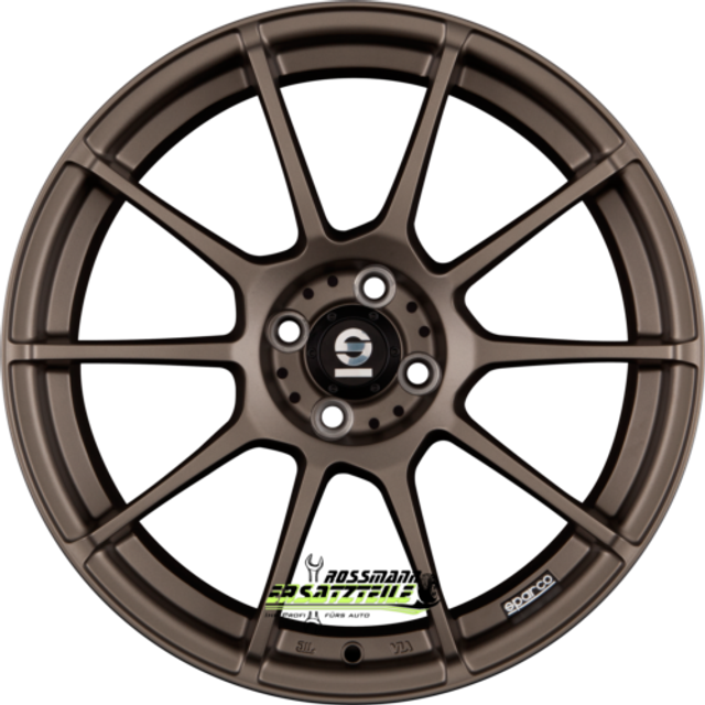 Sparco Wheels Assetto Gara Alloy Wheels in Matt Bronze Set of 4 - 19x8.5 Inch ET50 5x112 PCD Matt Bronze, Bronze
