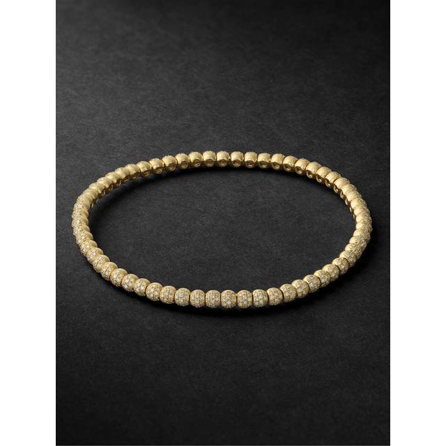 SHAY - 18-Karat Gold Diamond Bracelet - Men - Gold - XL
