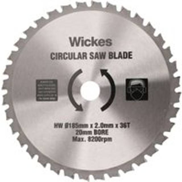 Wickes 36 Teeth Universal Wood Circular Saw Blade - 185 X 20mm