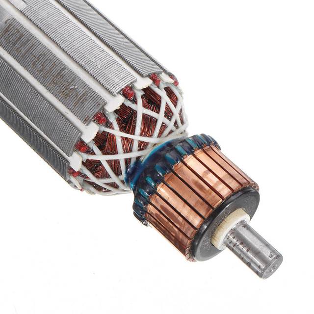 (Fine teeth) Electric Hammer Rotor 6 Teeth Pure Copper Motor Rotor Accessories For Bosch 26 Impact Drill Machine