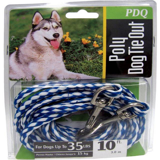 Boss Pet Poly Rope Tie Out, 10' Length, Q241000099
