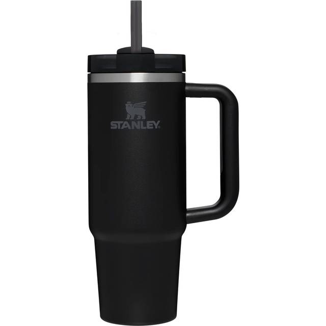 Stanley Quencher H2.0 FlowState vakuumisolerad mugg i rostfritt stål med lock och sugrör för vatten, iste, kaffe, smoothies och mer