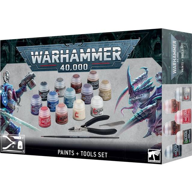 Games Workshop Warhammer 40K Paints + Tools Eng