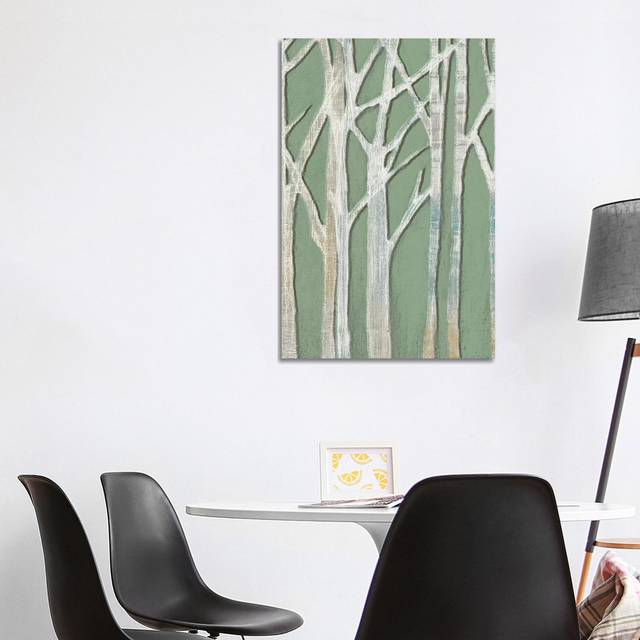 Birchline Triptych II by Jennifer Goldberger - Wrapped Canvas Art Prints (101.6cm H x 66.04cm W x 3.81cm D)
