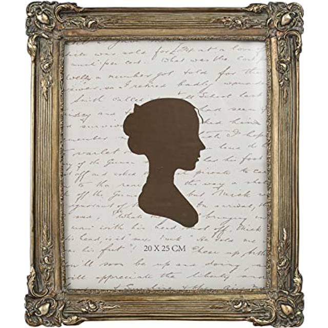 Sunlit Vintage Picture Frame 8x10 Inch  Luxury Antique Photo Frames with Glass Front  Photo Display  Tabletop Wall Hanging  Gift Ideas  Dark Gold