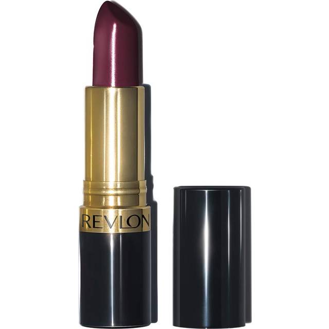 REVLON Lipstick  Super Lustrous Lipstick  Creamy Formula For Soft  Fuller-Looking Lips  Moisturized Feel in Berries  Black Cherry (477) 0.15 oz