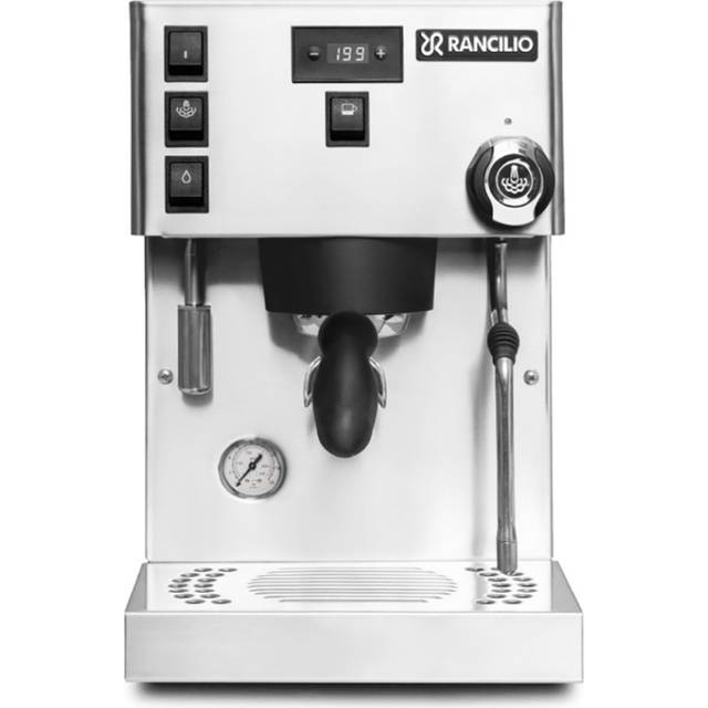 Rancilio Silvia Pro X Dual Boiler Espresso Coffee Machine, Pro for Home - Black