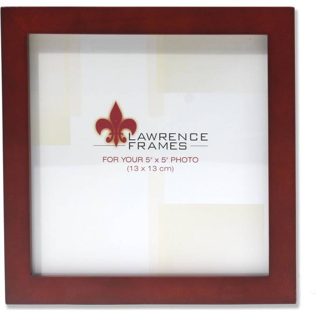 Lawrence Frames Walnut Wood Picture Frame  Gallery Collection  5 by 5-