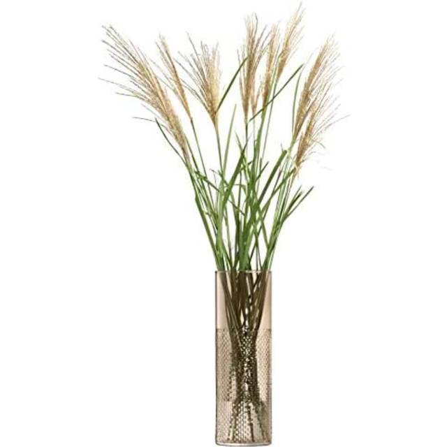LSA Wicker Vase Taupe - brown - H40cm