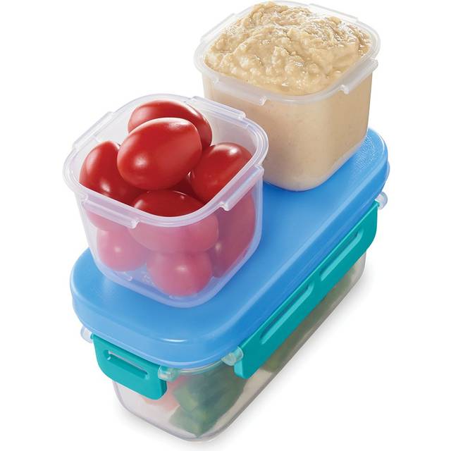 Rubbermaid LunchBlox Leak-Proof Snack Pack Lunch Containers  Blue