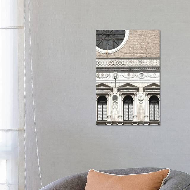 Venetian Facade Photos I by Sharon Chandler - Wrapped Canvas Photograph (66.04 cm H x 45.72 cm W x 3.175 cm D)