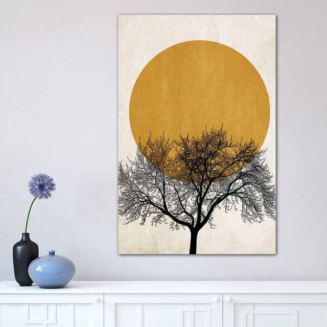 Winter Morning by Kubistika - Wrapped Canvas Graphic Art Print (66.04 cm H x 45.72 cm W x 1.91 cm D)
