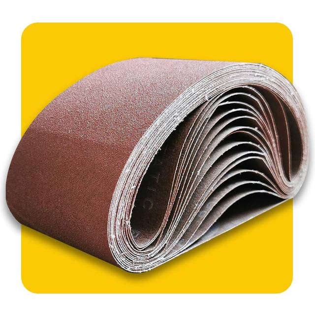 100mm x 610mm 100mmx610mm Sanding Belt Assorted Pack ,12 Pcs(4 Each of 80 120 150 Grits) Aluminum Oxide for Sander