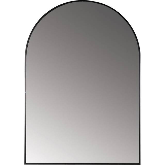 Black Metal Arch Mirror 100 x 70cm - The Port. Co Gallery