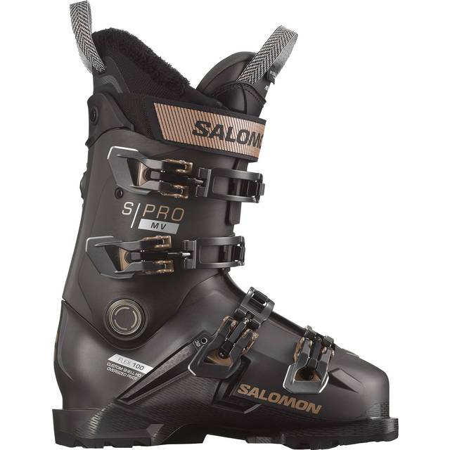 Salomon S/PRO MV 100 W GW Ski Boots - Belluga Metallic/Pink Gold Metallic/Black - MP 23.5