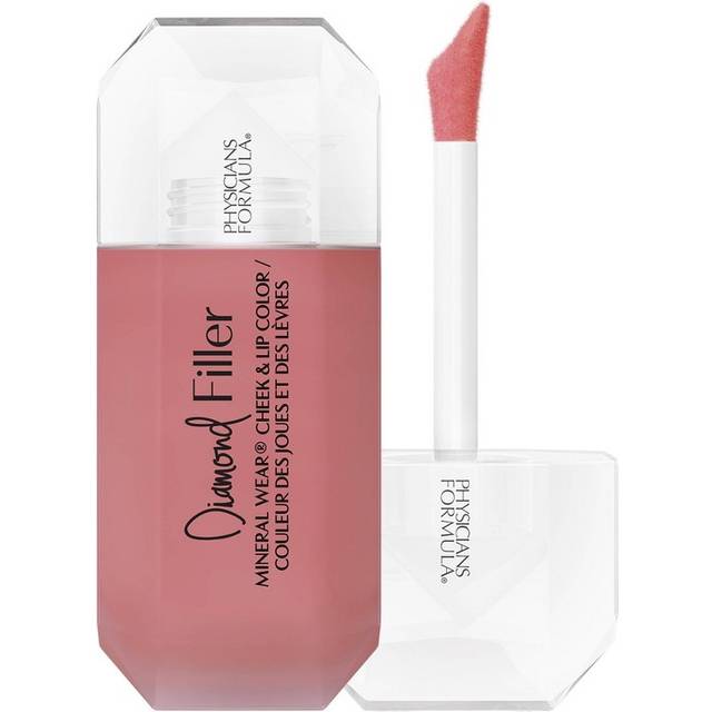 Physicians Formula Mineral WearDiamond Filler Cheek & Lip Color  Serum-to-Cream Multi-Use Liquid Blush Formula  Plumps & Smooths for Fuller Looking Ch