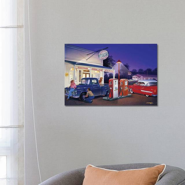 Oscar's General Store by Bruce Kaiser - Wrapped Canvas Painting (66.04 cm H x 45.72 cm W x 3.175 cm D)