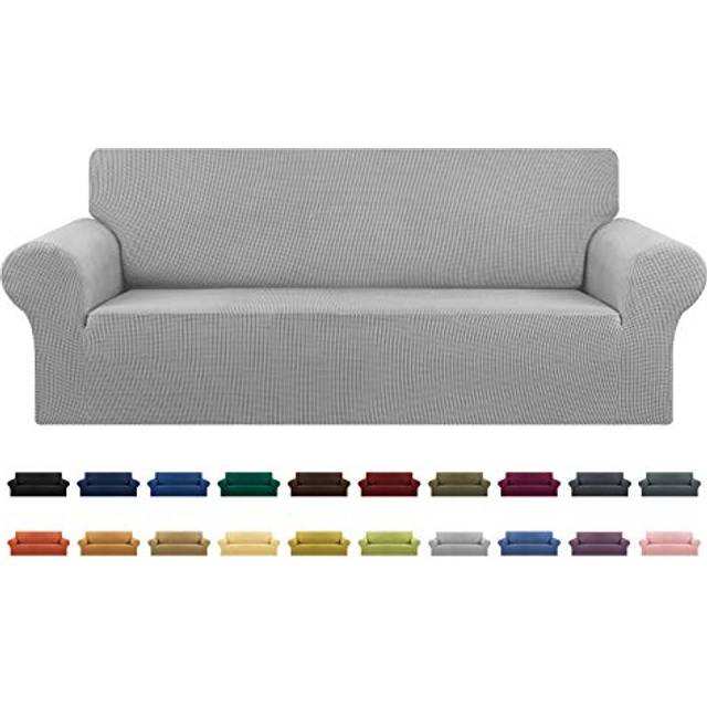 KEKUOU Stretch Sofa Cover Slipcover  Couch Covers for 3 Cushion Couch Sofa pet Friendly 7994 Furniture Protector Sofa wit