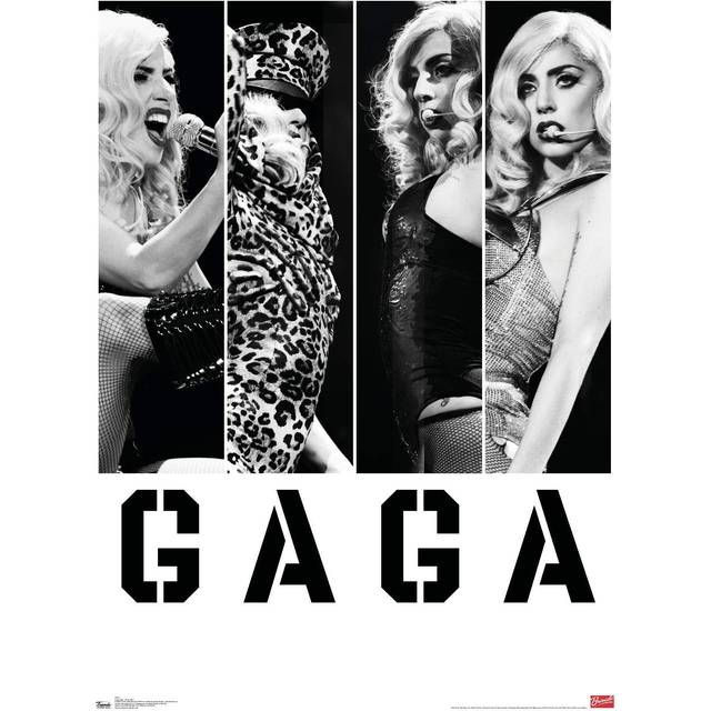 "Trends International Lady Gaga - Photo Bars Wall Poster  14.725"""""""" x 22.375""""""""  Premium Unframed Version"