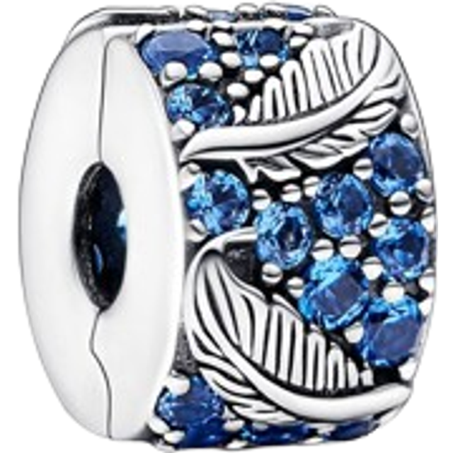 Pandora  Charms Curved Feather Clip in Pavé 792552C01