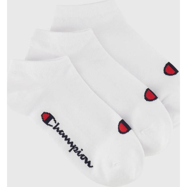 CHAMPION 3Pk Sneaker Socks |White |35/38