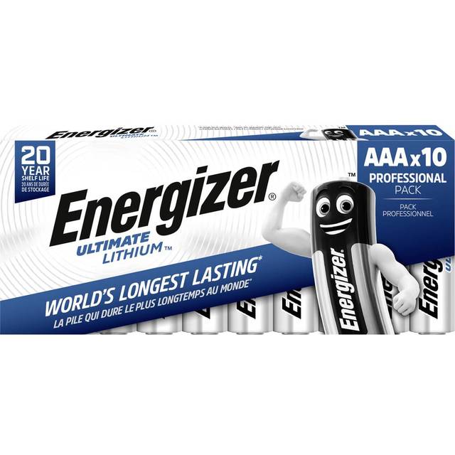Energizer Ultimate Lithium L92 / AAA B2B Batterier (10 St. Förpackning)
