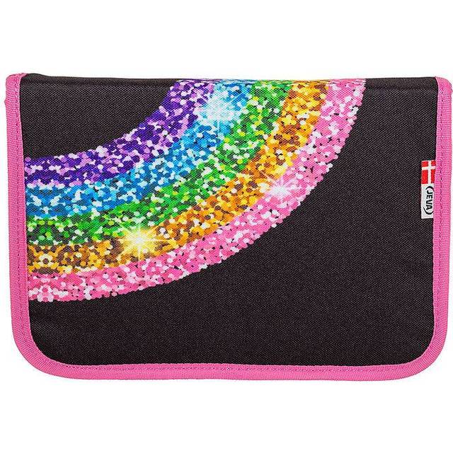 JEVA Penalhus Shimmer Rainbow Black