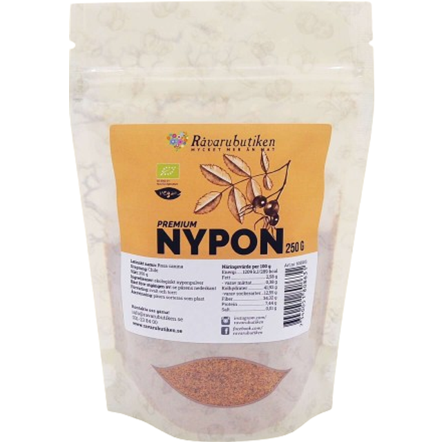 Nyponpulver Premium RAW&EKO 250g