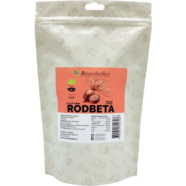 Rödbetspulver EKO 250g