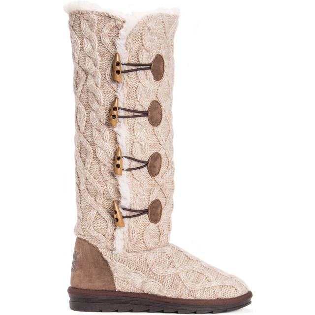 MUK LUKS womens Women's Felicity Knee High Boot  Beige  11 US