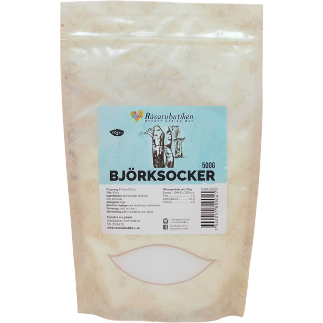 Björksocker (Xylitol) 500g