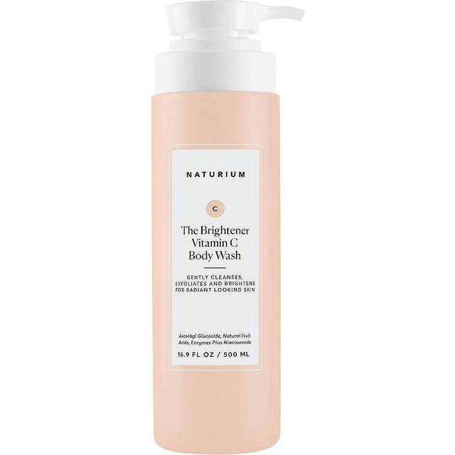 Naturium The Brightener Vitamin C Body Wash, Gentle Cleanser for Smoother-Looking Skin, Removes Dirt, Oil & Other Impurities, 16.9 oz