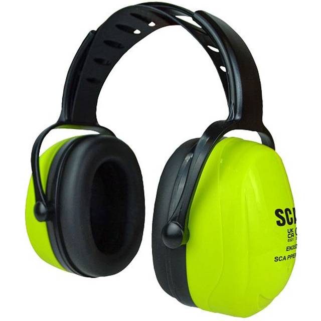 Scan Hi Vis Yellow Ear Defenders