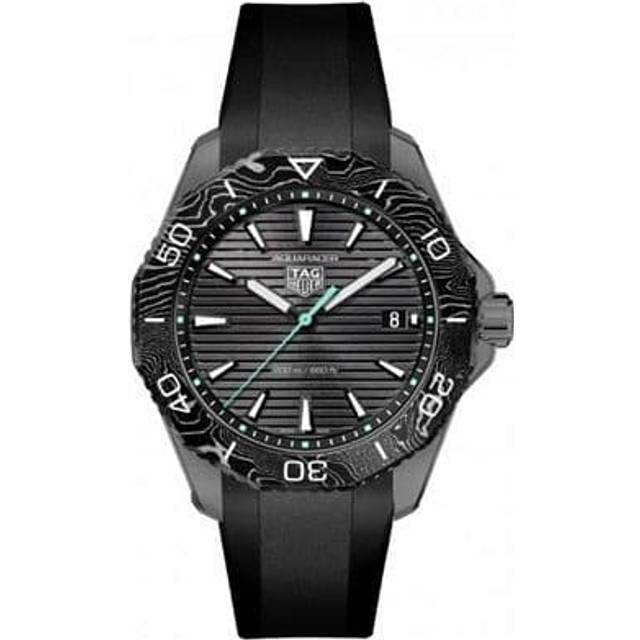 Tag Heuer Aquaracer Professional 200 Solargraph WBP1112 40mm DLC Stainless Steel Watch