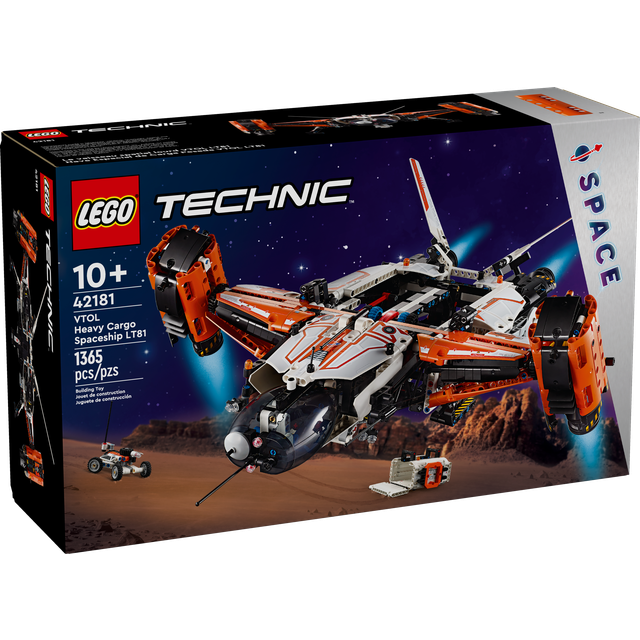 LEGO Technic VTOL Heavy Cargo Spaceship LT81, Space Plane Set 42181