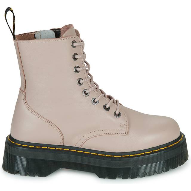 Dr. Martens Women's Jadon Leather 8-Eye Boots - UK 8 - Beige