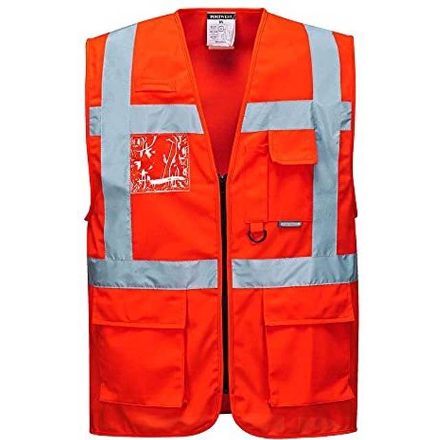 Portwest Berlin Executive Vest - Red - Small