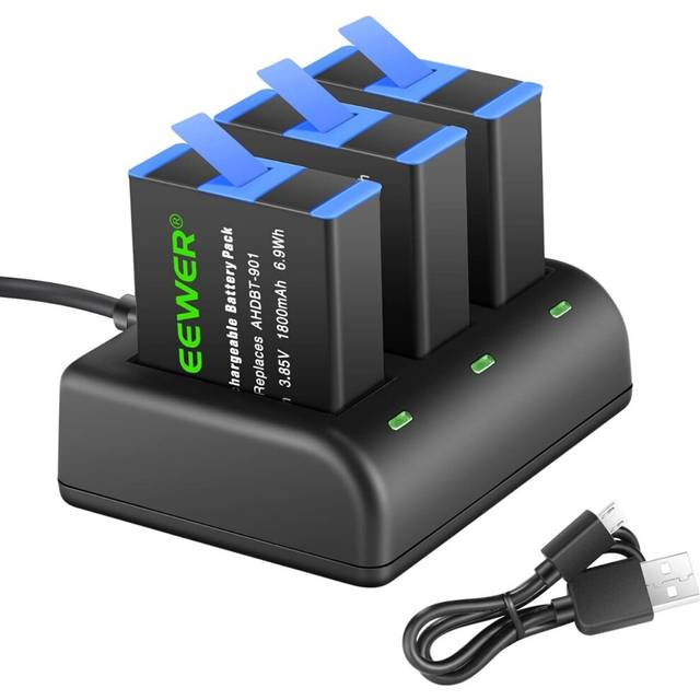 NEEWER Triple Battery Charger Set-for GoPro-Hero