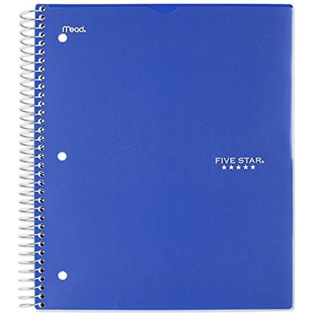 Five Star Customizable Notebook  3 Subject  College Ruled  Assorted (08687)