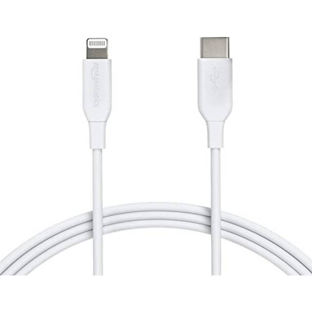 USB 2.0 Type-C to Lightning Cable (MFi Certified), 1.8 m, White