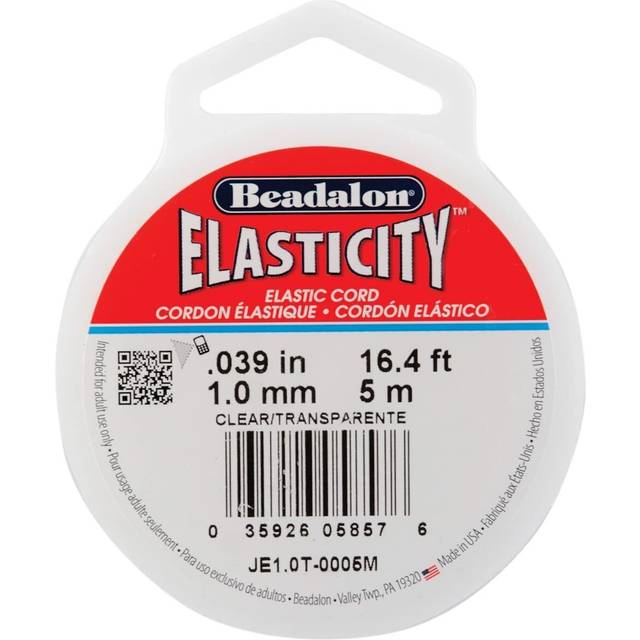 Beadalon elasticity - clear - 1.0mm - 5 meter