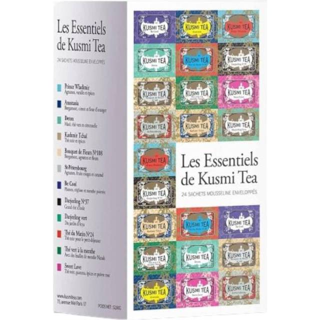 Kusmi Tea Essentials Presentask 24 Tepåsar